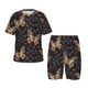 thumbnail image 1 of Fotbe Butterfly1 Pijama Estampada de 2 Piezas para Niños – Ropa de Dormir de Manga Corta Cómoda para Niños y Niñas, Camiseta y Shorts de Algodón-Small, 1 of 6