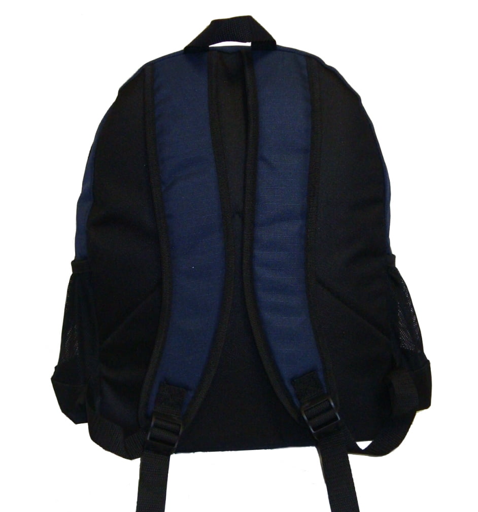 K-Cliffs 16" Unisex Rip-stop Multi Pocket School  Backpack, Daypack,Navy
