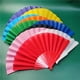 thumbnail image 1 of Gwong hogar 2 PCS Dance Fan de verano Marco de plástico decorativo Propiedades de fotografía de tela de tela plegable portátil Gwong 21094051, 1 of 7