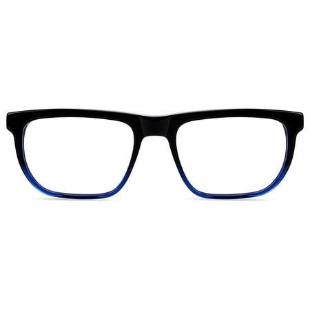 HYPERX STEALTH MED/LARGE SHINY BLACK / BLUE GAMING EYEWEAR