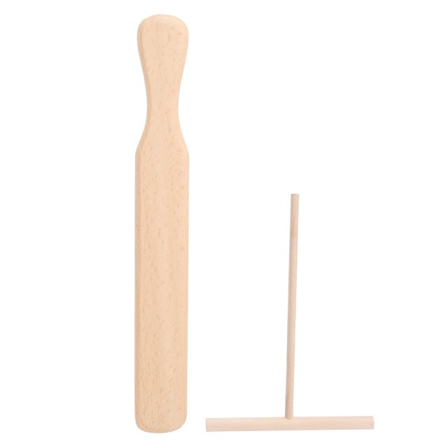 Épandeur de Crêpes, Râteau en Bois Portable Râteau Rond Outil d'Épanouissement de Crêpes Clarté Remarquable
