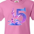 thumbnail image 4 of Inktastic 5th Birthday Mermaid Tail Youth T-Shirt, 4 of 5