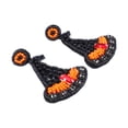 thumbnail image 2 of Pendientes De Halloween - 1 Par De Pendientes De Cuentas De Halloween Pendientes De Sombrero De Halloween Fantasma Pendientes Colgantes Con Cuentas De Sombrero De Bruja Para Mujer, 2 of 5