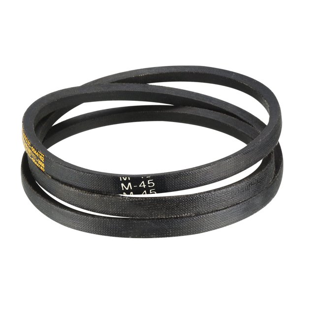 Unique Bargains M-45 V-Belt Machine Transmission Drive V Belt 45 Inch Rubber Replacement Black
