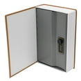 thumbnail image 3 of Libro de diversión seguro diccionalario de gran tamaña estilo de acero inoxidable libro de combinación de caja segura para documentos de tarjet de monedas, 3 of 7