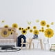 thumbnail image 1 of Pegatinas de pared de girasoles - Calcomanías de pared de girasoles grandes Flores amarillas extraíbles para calcomanías de automóviles Niños Bebé Baño Sala de estar, 1 of 5