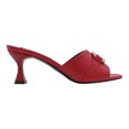 thumbnail image 2 of Sandalia con tacón Ave en Piel vegana – Rojo, 2 of 3