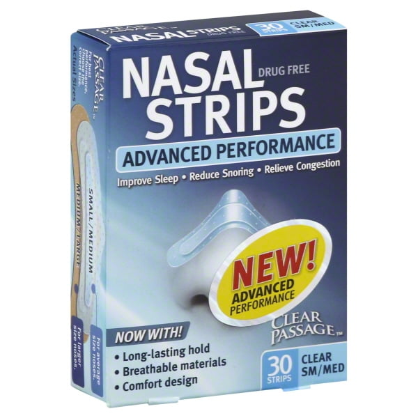 Aso Clear Passage Nasal Strips, 30 ea