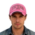 thumbnail image 3 of Hats for Women Unisex Distressed 3D Embroidered Texas Baseball Cap Unique Casual Red One Size, 3 of 5