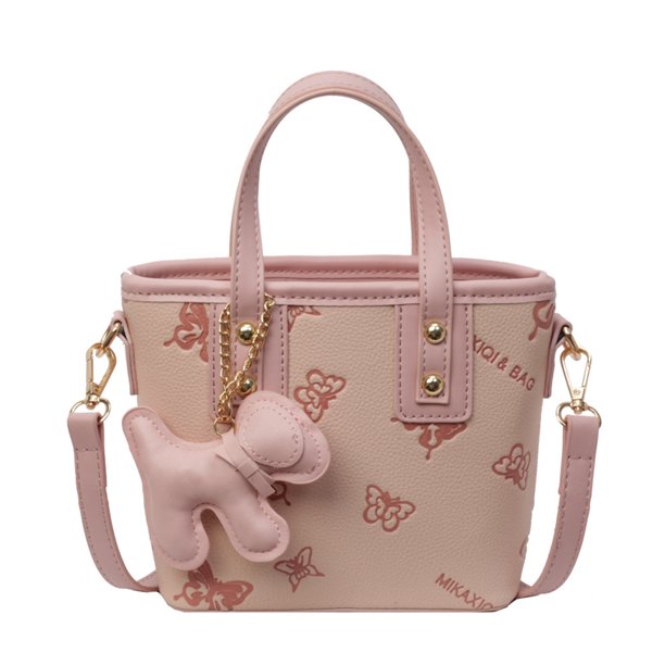 Bolsos de moda de nicho francés para mujer, nuevos bolsos de mensajero texturizados de alta calidad 2025, bolsos tipo cubo casuales y versátiles.