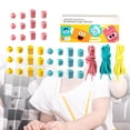 thumbnail image 4 of De Cordones De Madera Para Enhebrar Juguetes Para Niños Y Niñas De 3 4 5 6 7 8 Años, 4 of 9