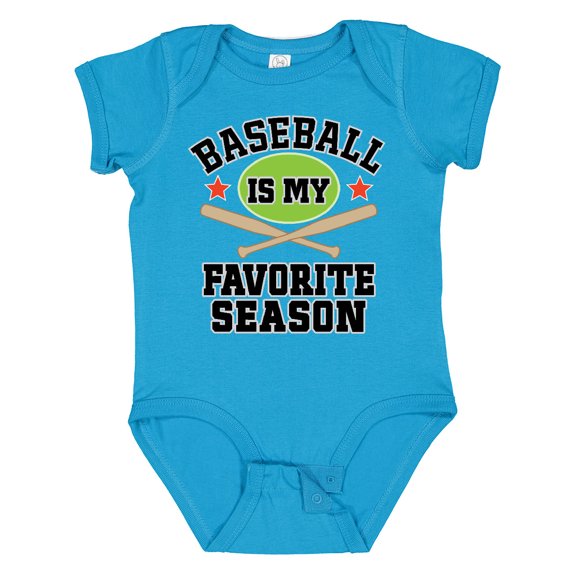 Inktastic Baseball Is My Favorite Season Boys or Girls Baby Bodysuit