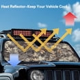 thumbnail image 5 of Uorisanigo Windshield Sunshade, Camo Hunting Print Sun Visor Compatible with Wrangler JK JKU TJ 1997-2018, UV Rays & Heat Protection Accessories for Jeep Wrangler - 52.95*16.14 inches, 5 of 7