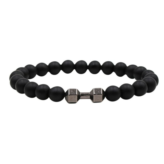 Regalos para las Mujeres Negro Pulsera de la Manumbra para Hombres Y Mujeres, Piedra Natural Pulsera de la Manumbra con Cuentas Set Regalos para Hombres