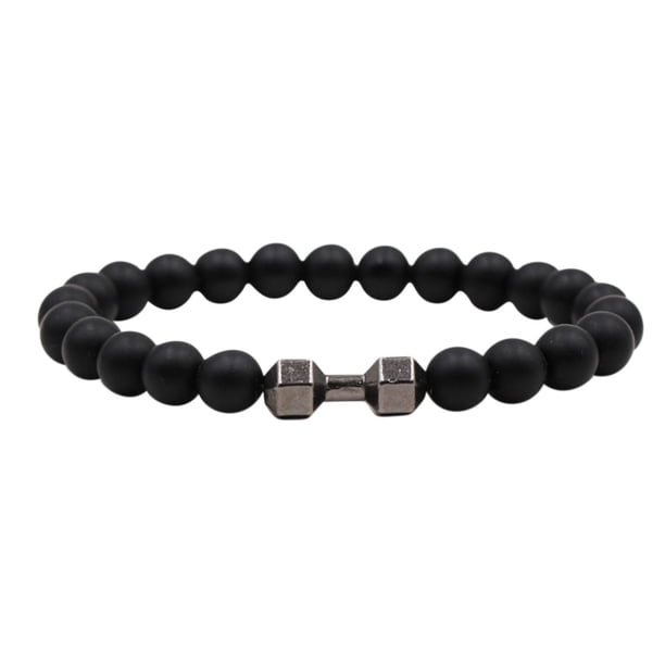 Regalos para las Mujeres Negro Pulsera de la Manumbra para Hombres Y Mujeres, Piedra Natural Pulsera de la Manumbra con Cuentas Set Regalos para Hombres
