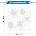 thumbnail image 3 of Sticker Decal para Parachoques de Coche, Impermeable, Tono Plateado Reflectante, 20x19cm, 3 of 6