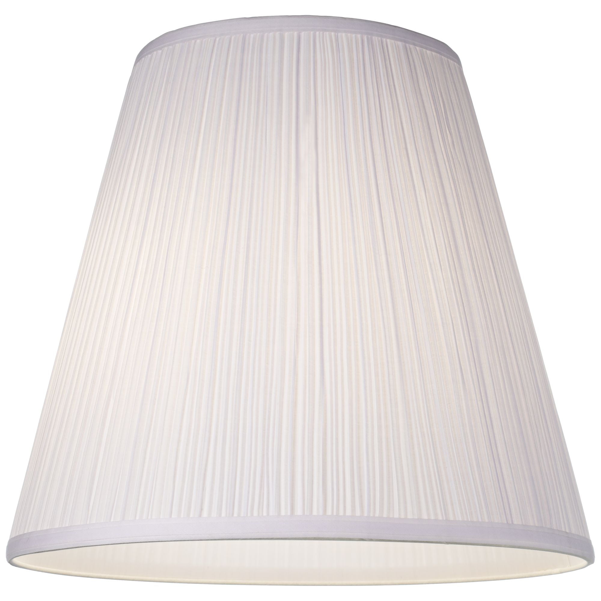 Springcrest Finish Medium Mushroom Pleated Lamp Shade 9" Top x 16" Bottom x 14.5" High x 14.75" Slant (Spider) Replacement with Harp and Finial