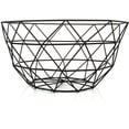 thumbnail image 1 of Panier à Fruits en Fil Métallique, Bol à Fruits Créatif en Maille, Support de Rangement Rond en Métal, Contenant de Style Moderne pour Comptoir de Cuisine, Centre de Table Décoratif, Comptoir, Déco Maison (Grand), 1 of 6
