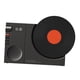 thumbnail image 5 of Tocadiscos Vintage, altavoz de escritorio con batería, compatible con tarjeta de memoria auxiliar, placa giratoria para decoración de cocina, Negro, 5 of 8