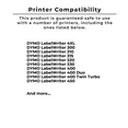 thumbnail image 4 of Zoomtoner Compatible for DYMO LabelWriter 450 Turbo DYMO 30256 Large White Shipping Label Roll (300 per roll), 4 of 5