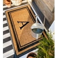 thumbnail image 6 of A1HC Natural Rubber & Coir Flocked Doormat, 30x48, Monogrammed Door Mat For Front Door, Anti-Shed Treated Durable Mats for Entrance, 6 of 7