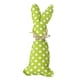 thumbnail image 2 of Muñeco de conejo de Pascua, lindo muñeco de tela para decoración de Pascua, suministros para decoración de habitaciones Puntos verdes, 2 of 9