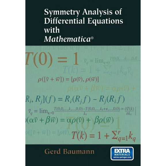 Symmetry Analysis of Differential Equations with Mathematica(r), (Paperback)