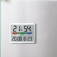 thumbnail image 4 of Bewildely El despertador del refrigerador actúa fácilmente alta exactitud del amplio de la exhibición LCD grande Decoración del hogar blanco 9905, 4 of 6