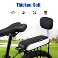 thumbnail image 3 of Bicycle Rear Seat Cycling MTB Bike PU Leather Soft Cushion Rear Rack Seat Children Carrier with Back Rest, 3 of 9