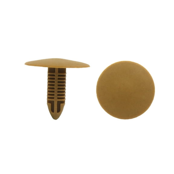 Unique Bargains 50Pcs Brown Car Interior Clips Bumper Fender Fastener Retainer 7 x 6mm