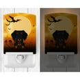 thumbnail image 2 of Caroline's Treasures BB4393CNL Halloween Wire Haired Dachshund Black Tan Ceramic Night Light, 6x4x3", multicolor, 2 of 2