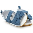 thumbnail image 3 of Meckior Baby Girls Sandals Rubber Sole Infant Summer Crib First Walker Shoes 3-18 Months, 3 of 8