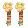 thumbnail image 1 of Fiudx Anillos para El Cabello con Lazo, Lindas Gomas para El Cabello, Suaves con Diseño Elástico, Ajustables para Un Peinado Fácil, Perfectos para Mañanas Ocupadas, Ideales para Niñas, Vienen En Dos, 1 of 4