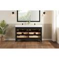 thumbnail image 2 of Legion Furniture WS2518-60-TB 60 in. Tricorn Black Finish Solid Wood Sink Vanity, 1 ft. Artificial Stone Top, 2 of 4
