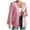 Pink, variant on Lindreshi Cardigan Sweaters for Women Women's Fashion Long Sleeve Button Solid Outing Causal Coat Cardigan