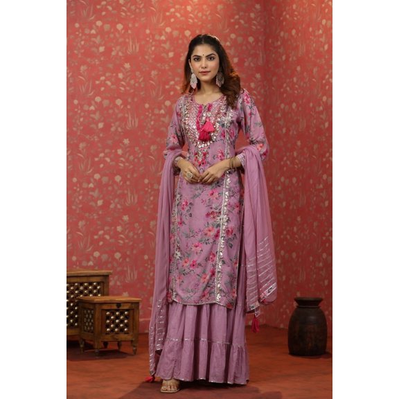 Light Lavender Nina Palazzo Set