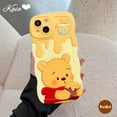 thumbnail image 3 of Wave Edge Funda Xiaomi 11T Pro Redmi A1 10C 10 10A 9C NFC 9A 9 9T Note 11 11s 10 10s 9 8 PO CO M3 X3 Cute Winnie the Pooh Blanda A Prueba De Golpes TPU Cubierta Trasera, 3 of 3