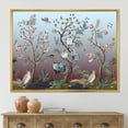 thumbnail image 2 of Designart 'Chinoiserie With Peonies and Birds XI' Traditional Framed Canvas Wall Art Print, 2 of 5
