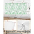 thumbnail image 7 of Fluorescent Light Covers for Ceiling Lights 2 Pack, Watercolor Green Floral Magnetic Ceiling Light Covers 2x4ft for Classroom Office School, Teal Ombre Botanical Summer Drop Ceiling Light Shade, 7 of 7