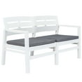 thumbnail image 5 of vidaXL 4 Piece Patio Lounge Set Plastic White, 5 of 11