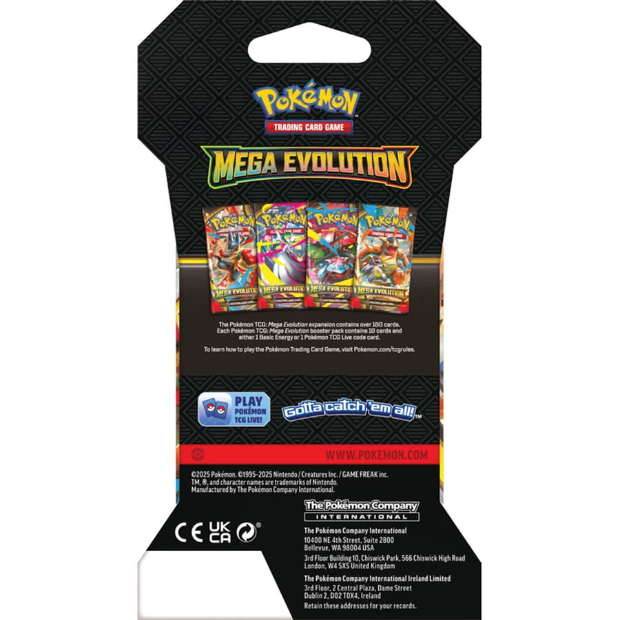 PAQUET CLOQUÉ MEGA EVOLUTION POKEMON