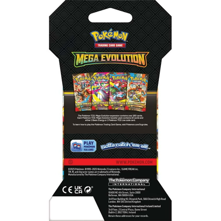 pokemon trading card game: mega evolution sleeved booster pack Pokemon Mega Evolution Sleeved Booster Pack – MHDEALSPLUS