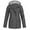 N-Grey, variant on Kcodviy Pocket Coat Irregular Long Full Zip Hoodie Women Hooded Button Fleece Sleeve Face Jacket Women Plus Size Women Women's Snow Gear Women Coat