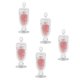 thumbnail image 5 of 5 unidades de miniaturas de caramelos para casa de muñecas en tarros transparentes, minibotellas para escala 1:12, color rojo oscuro, 5 of 9
