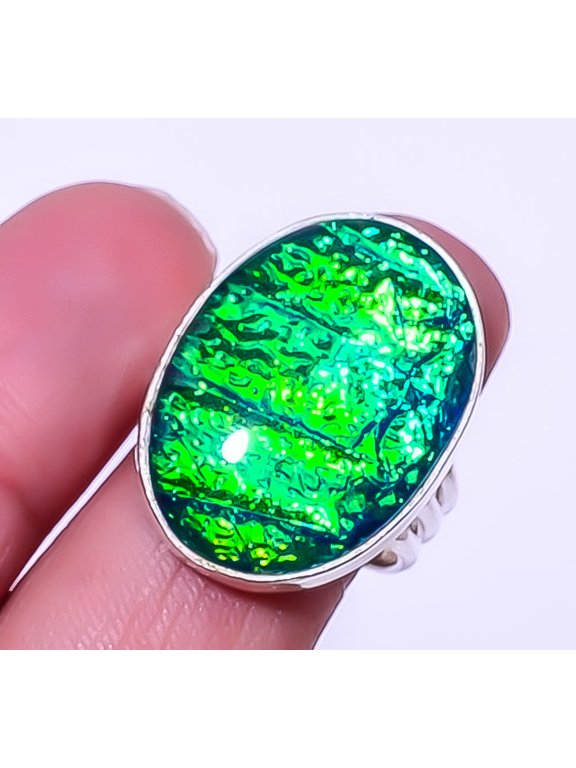 Doublet Opal 925 Sterling Silver Handmade Jewelry Ring s.8 A319, Christmas Gift, Gemstone Silver Jewelry, Opal Ring, New Year Sale