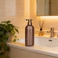 thumbnail image 1 of Plastic Hand Soap Dispenser Bottle | Shower Gel and Lotion Dispenser | Refillable Pump Container for Bathroom Kitchen Countertop, 1 of 6