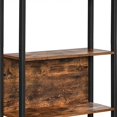 thumbnail image 3 of Benjara BM233372 65 in. 5 Tier Metal Frame Bookcase, Brown & Black, 3 of 5