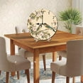 thumbnail image 5 of ZXCXRQFa Clock Rustic Flower Birds Wall Clock Vintage Battery Operated Silent Non Ticking Round Wooden Wall Clocks Decorative for Kitchen Living Room Bedroom Office Garden Outdoor 13 Inch, 5 of 7