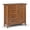 Light Golden Brown, variant on Amherst 37 inch Wide Transitional 4 Drawer Storage Cabinet in Black