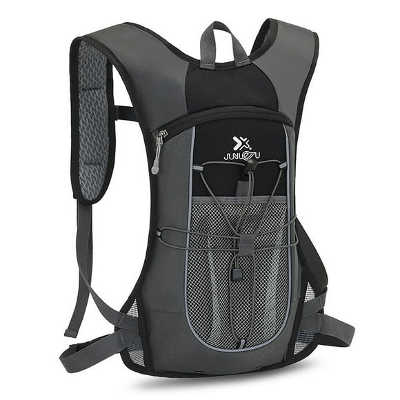 JUNLETU 2031 Sac à Dos de Cyclisme en Nylon Léger et Résistant à l'Eau pour Aventures en Plein Air - Options Noir, Bleu, Rouge, Rose Rouge, Noir & Rouge, Orange